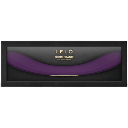 LELO - BOOMERANG VIBRATEUR À DOUBLE EXTRÉMITÉ VIOLET