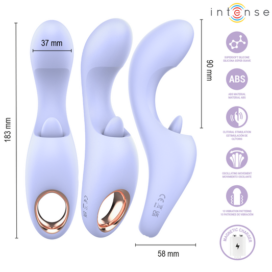 INTENSE - ANYA STIMULATEUR DE VIBRATIONS ET DE MOUVEMENTS MULTIFONCTIONNEL