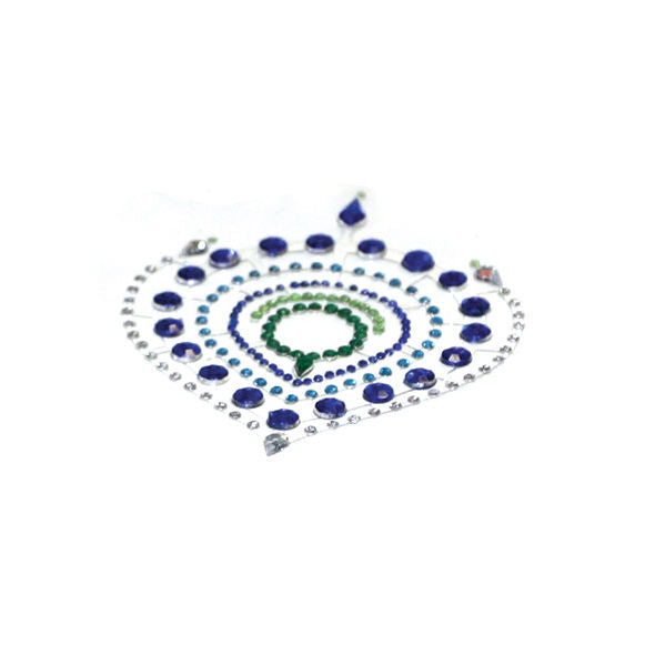 BIJOUX - INDISCRETS FLAMBOYANT BLEU&VERT - 7eme ciel