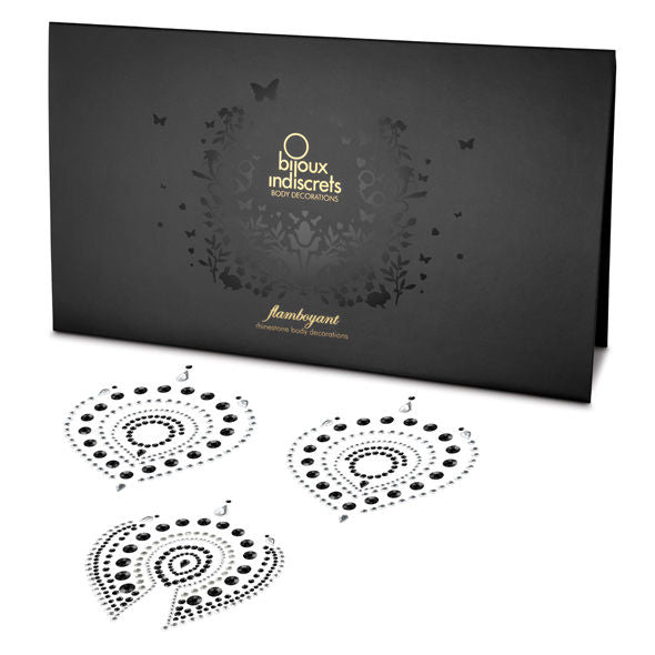 BIJOUX - INDISCRETS FLAMBOYANT NOIR & ARGENT - 7eme ciel