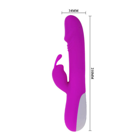 PRETTY LOVE - FLIRTATION VIBRATEUR ROBERT AVEC STIMULATEUR DE CLITORIS - 7eme ciel