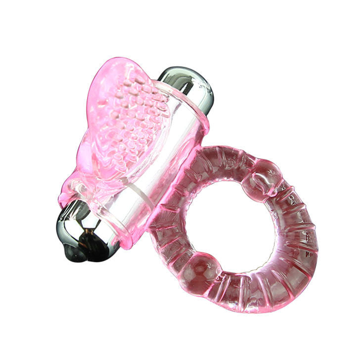 BAILE - ANNEAU PÉNIS VIBRATEUR ROSE SWEET ABS 10 RYTHMES - 7eme ciel