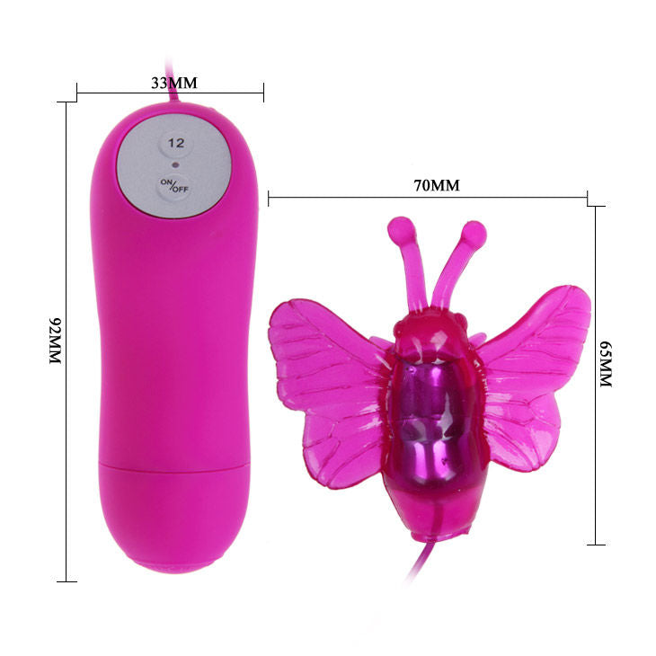 BAILE - VIBRATEUR STIMULATEUR PAPILLON MIGNON SECRET 12V - 7eme ciel