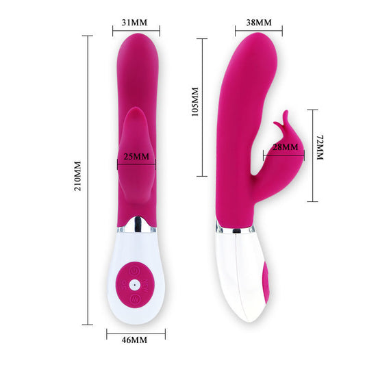 PRETTY LOVE - FLIRTATION VIBRATEUR AVEC STIMULATEUR FELIX - 7eme ciel