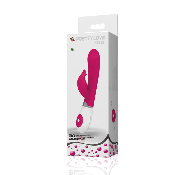 PRETTY LOVE - FLIRTATION VIBRATEUR AVEC STIMULATEUR FELIX - 7eme ciel