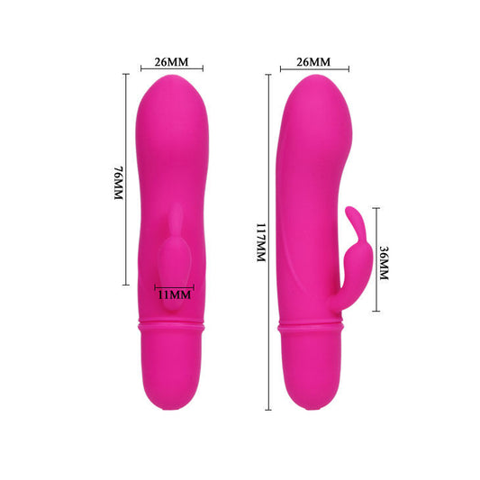 PRETTY LOVE - FLIRTATION VIBRATEUR AVEC LAPIN CÉSAR - 7eme ciel