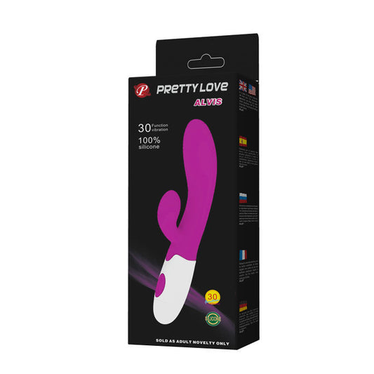 PRETTY LOVE - FLIRTATION VIBRATEUR ALVIS AVEC STIMULATEUR DE CLITORIS - 7eme ciel