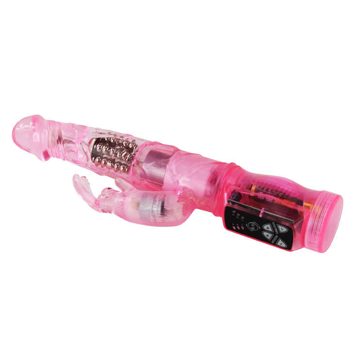 BAILE - MINI ROTATEUR LAPIN ROSE AVEC SUPERSTIMULATEUR - 7eme ciel