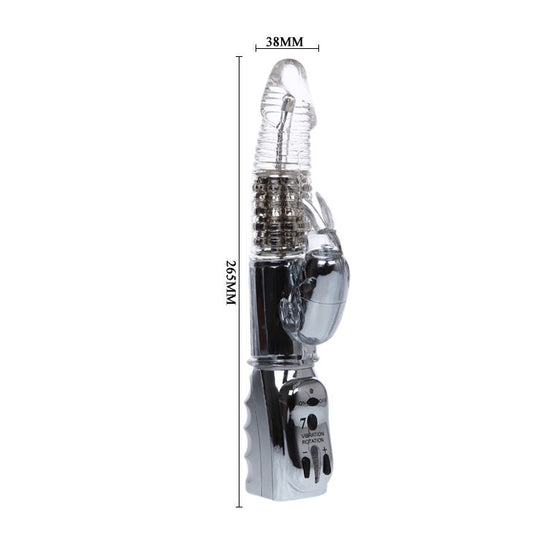 BAILE - ROTATEUR TRANSPARENT MISSILE AMOUR 26.5 CM - 7eme ciel