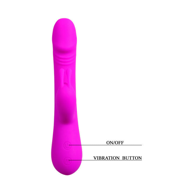 PRETTY LOVE - FLIRTATION VIBRATEUR AVEC LAPIN CLEMENT - 7eme ciel