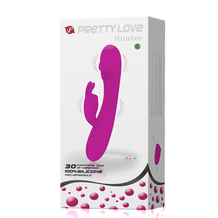 PRETTY LOVE - SMART VIBRATEUR AVEC LAPIN 30 MODES CHASSEUR - 7eme ciel