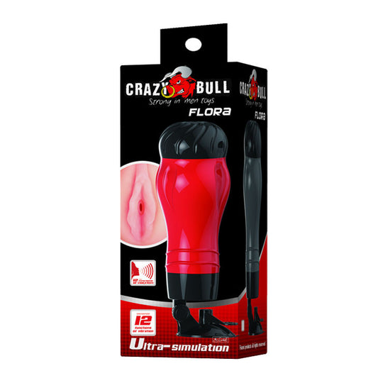 CRAZY BULL - FLORA VAGINA AVEC BASE DE MASTURBATEUR VOIX - 7eme ciel