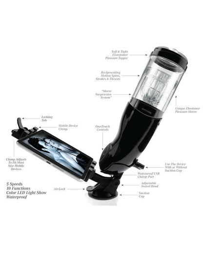EXTREME TOYZ - PDX MEGA BATOR USB MASTURBATEUR MLE VAGIN BLANC - 7eme ciel