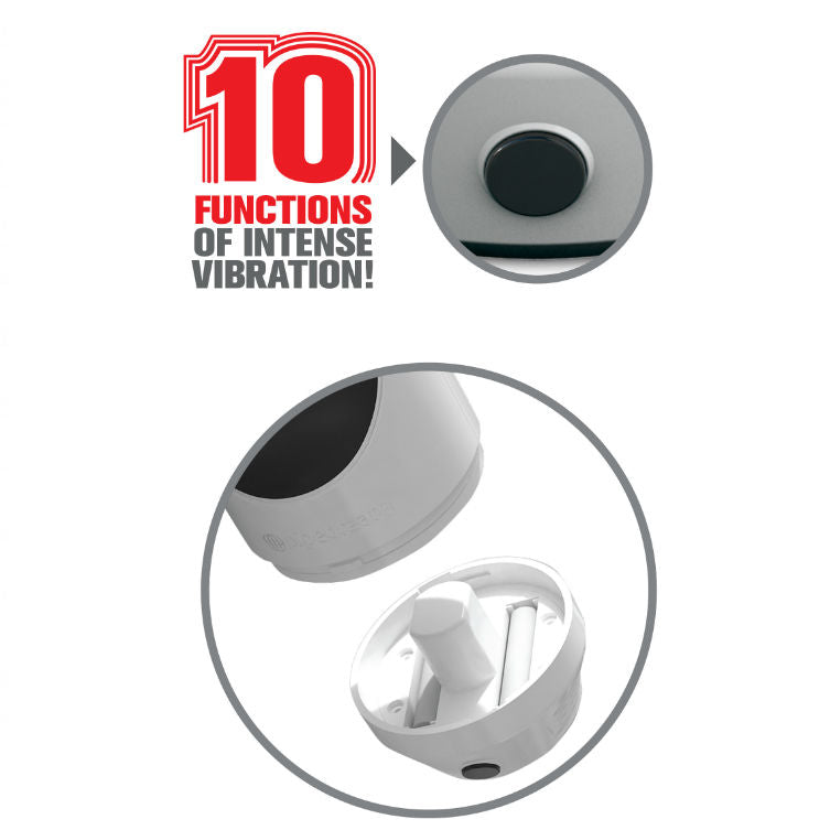 EXTREME TOYZ - VIBRATEUR MASTURBATEUR VAGIN PIPEDREAM MEGA GRIP - 7eme ciel