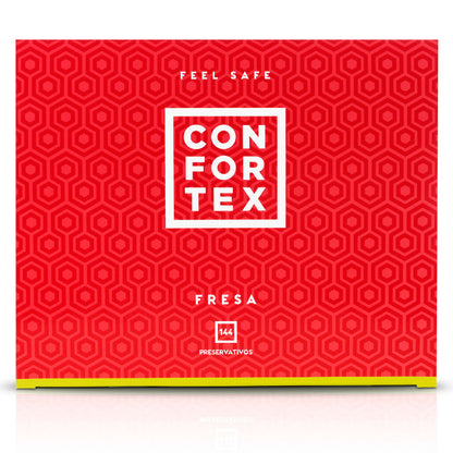 CONFORTEX - CONDOM FRAISE 144 UNITÉS - 7eme ciel