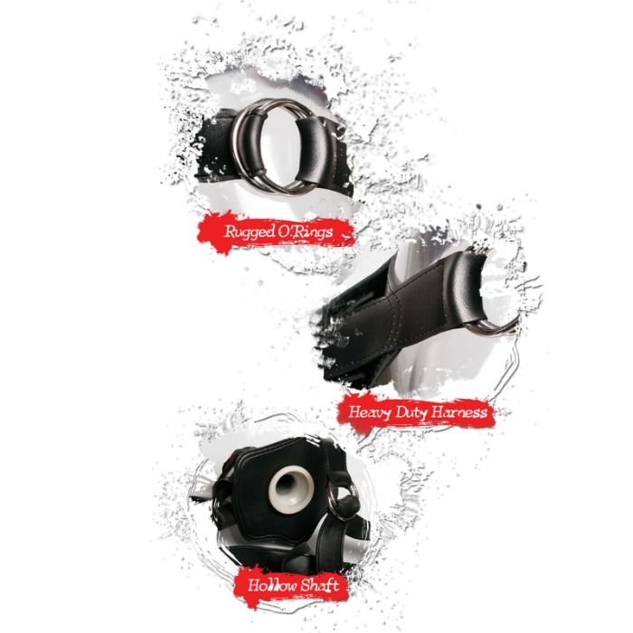 FETISH FANTASY EXTREME - HOLLOW STRAP-ON NOIR - 7eme ciel