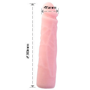BAILE - GODE EN SILICONE RÉALISTE SKIN TOUCH 23 CM - 7eme ciel