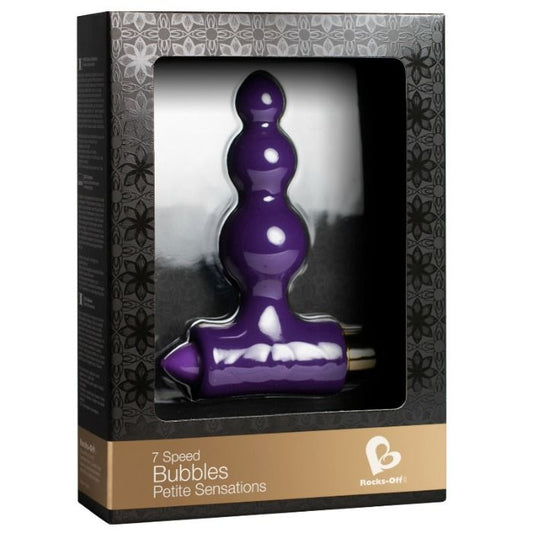 ROCKS-OFF - STIMULATEUR ANAL PETITE BULLES - LILAS - 7eme ciel