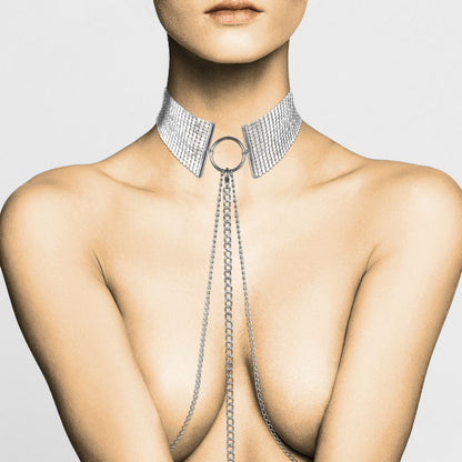 BIJOUX - DÉSIR MÉTALLIQUE COLLIER MÉTALLISÉ ARGENT - 7eme ciel