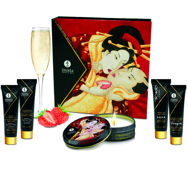 SHUNGA - KIT SECRET GEISHA FRAISES ET CAVA - 7eme ciel