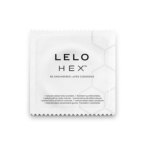 LELO - BOÎTE DE PRÉSERVATIFS HEX 12 UNITÉS - 7eme ciel