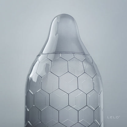 LELO - BOÎTE DE PRÉSERVATIFS HEX 12 UNITÉS - 7eme ciel
