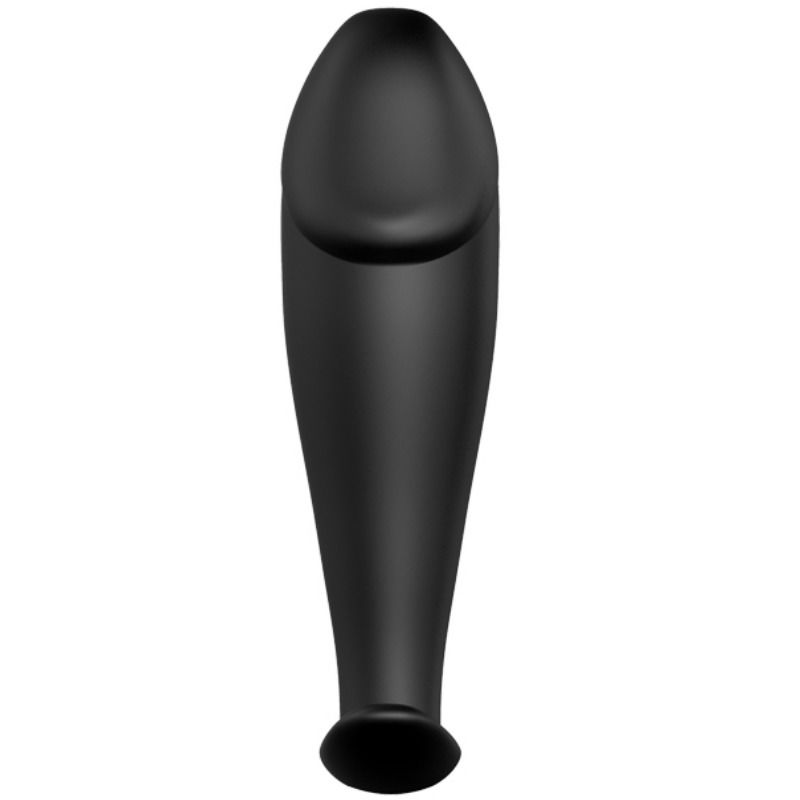 PRETTY LOVE - PLUG ANAL EN SILICONE FORME PÉNIS ET 12 MODES DE VIBRATION NOIR - 7eme ciel
