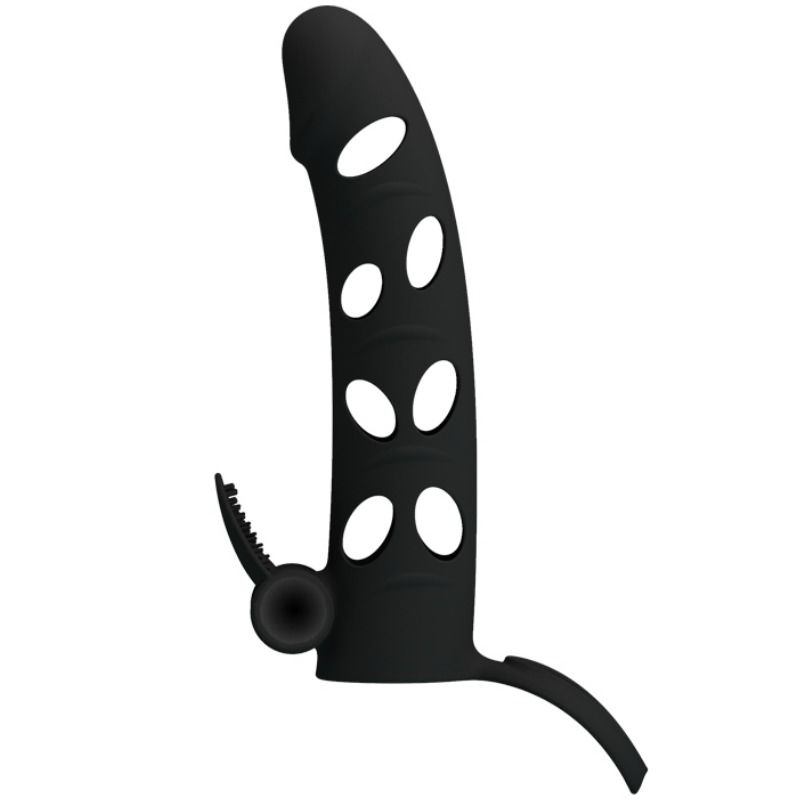 PRETTY LOVE - HOUSSE EN SILICONE AVEC VIBRATION 15.2 CM - 7eme ciel