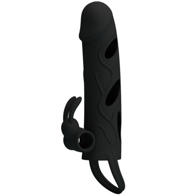 PRETTY LOVE - HOUSSE EN SILICONE AVEC VIBRATION 14 CM 1.0 - 7eme ciel