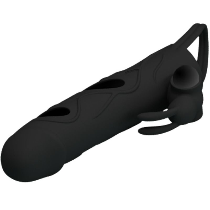 PRETTY LOVE - HOUSSE EN SILICONE AVEC VIBRATION 14 CM 1.0 - 7eme ciel