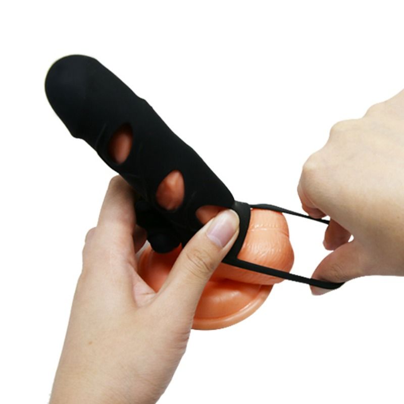 PRETTY LOVE - HOUSSE EN SILICONE AVEC VIBRATION 14 CM 1.0 - 7eme ciel