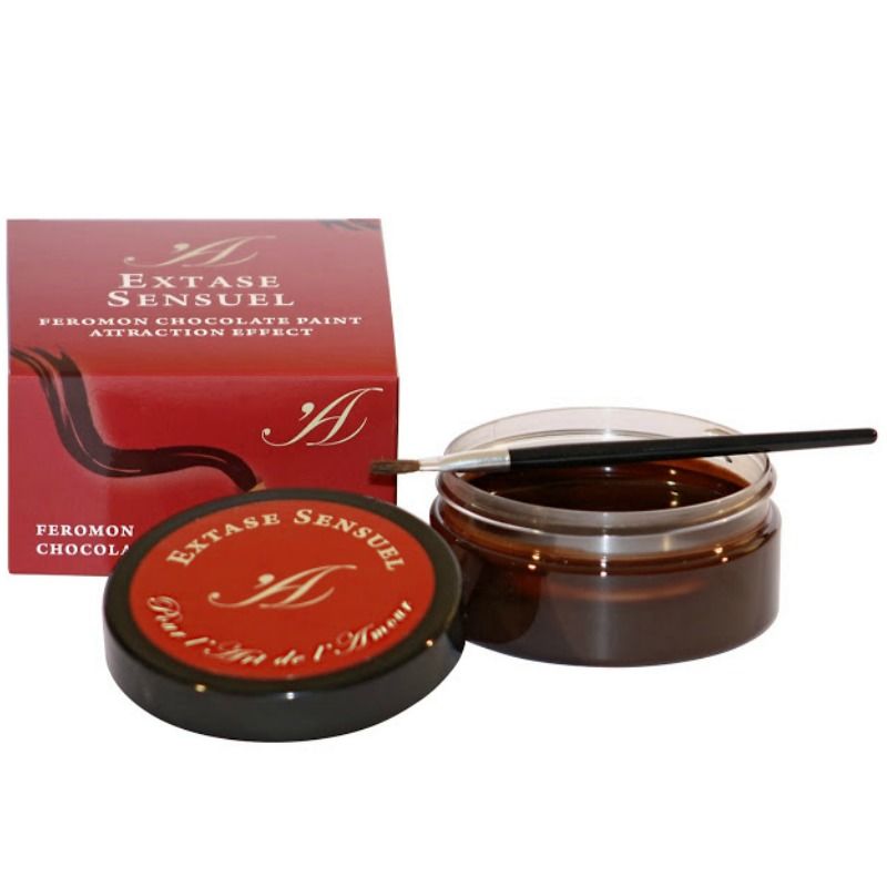 EXTASE SENSUAL - PEINTURE CORPORELLE AU CHOCOLAT AVEC EFFET DATTRACTION 50 ML - 7eme ciel