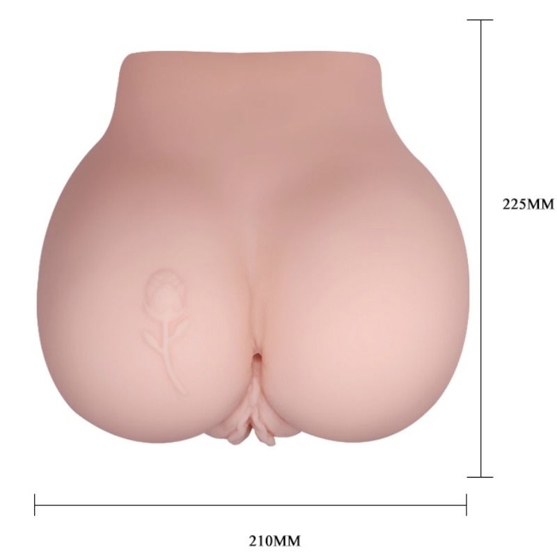 CRAZY BULL - VAGIN ET ANUS AVEC TATOUAGE RÉALISTE AVEC VIBRATION - 7eme ciel