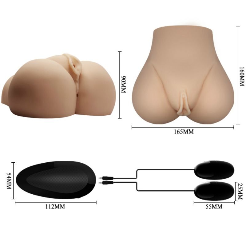 CRAZY BULL - VAGIN ET ANUS RÉALISTES AVEC POSITION DE VIBRATION 7 - 7eme ciel
