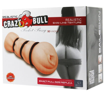 CRAZY BULL - MASTURBATEUR VAGIN AVEC ANNEAUX - 7eme ciel