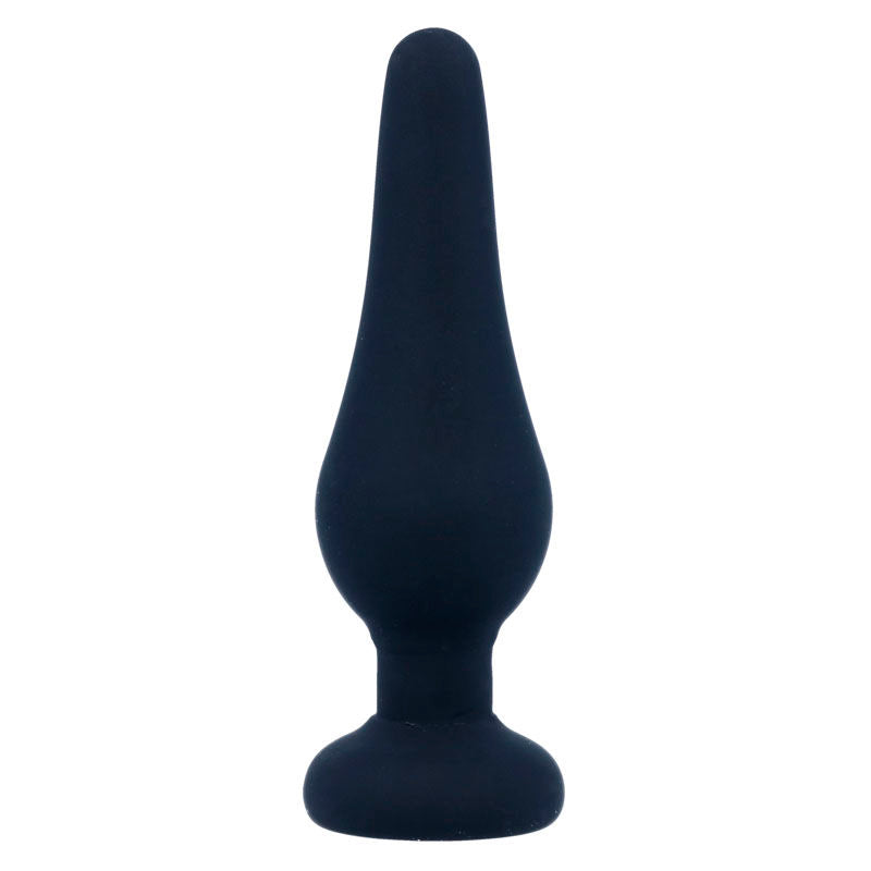 INTENSE - PLUG ANAL PIPO S SILICONE NOIR 9,8 CM - 7eme ciel