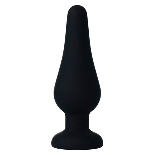 INTENSE - PLUG ANAL PIPO M SILICONE NOIR 11 CM - 7eme ciel