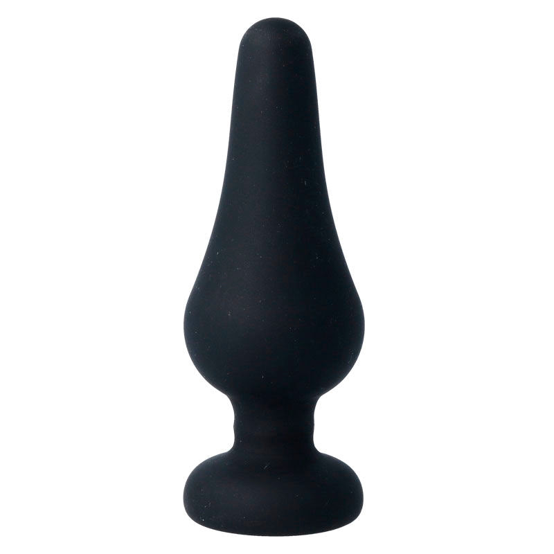 INTENSE - PLUG ANAL PIPO L SILICONE NOIR 13 CM - 7eme ciel
