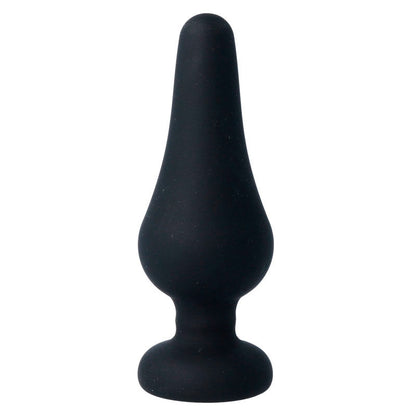 INTENSE - PLUG ANAL PIPO L SILICONE NOIR 13 CM - 7eme ciel