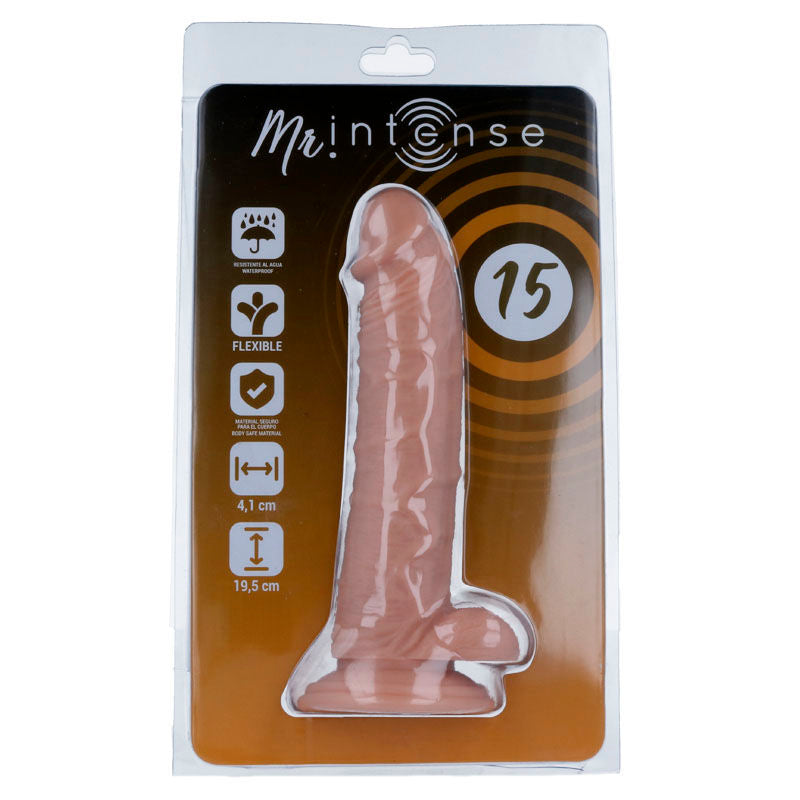 MR INTENSE - 15 PÉNIS RÉALISTE 19.5 CM -O- 4.1 CM - 7eme ciel