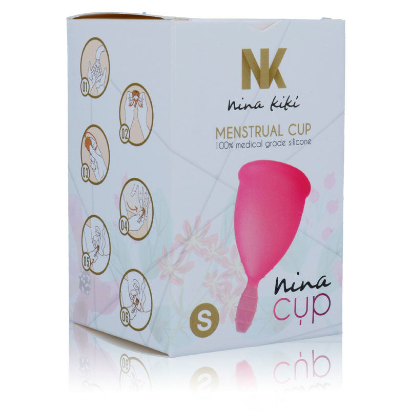 NINA KIKÍ - COUPE MENSTRUELLE ROSE - TAILLE S - 7eme ciel