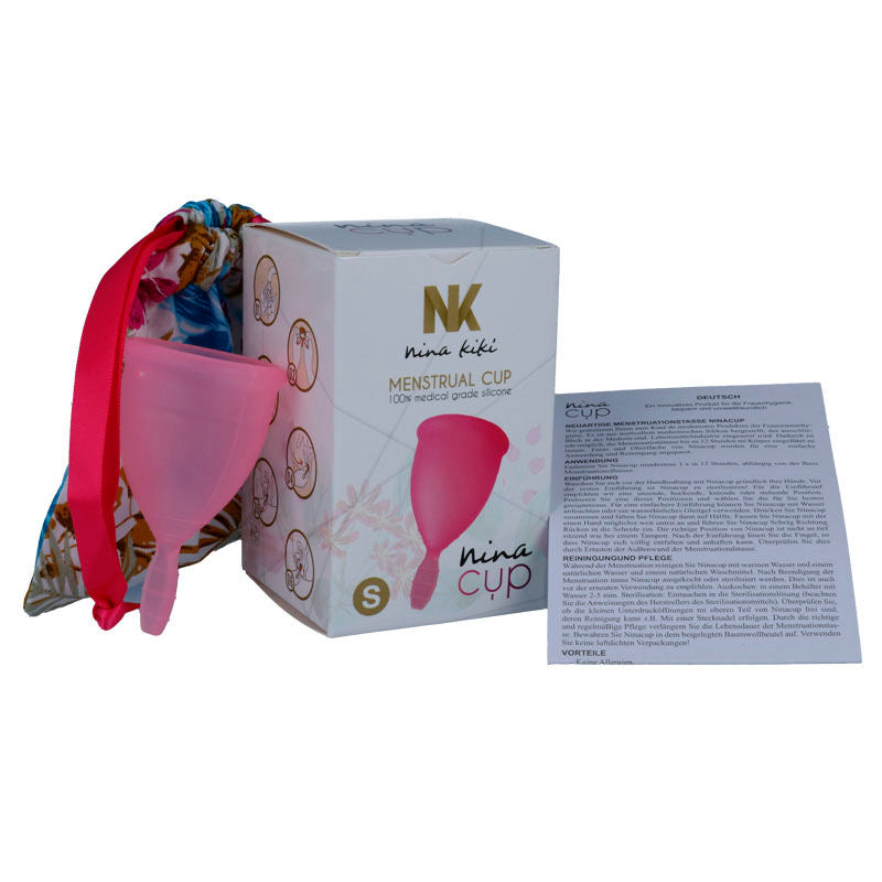 NINA KIKÍ - COUPE MENSTRUELLE ROSE - TAILLE S - 7eme ciel