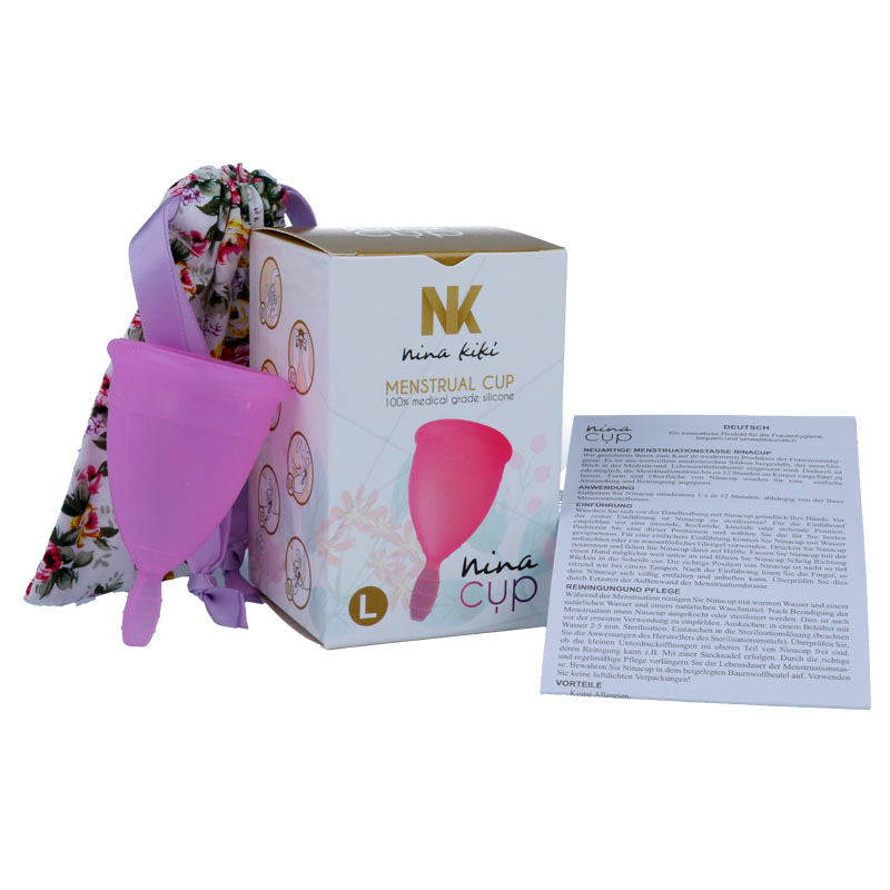 NINA KIKÍ - COUPE MENSTRUELLE VIOLET - TAILLE L - 7eme ciel