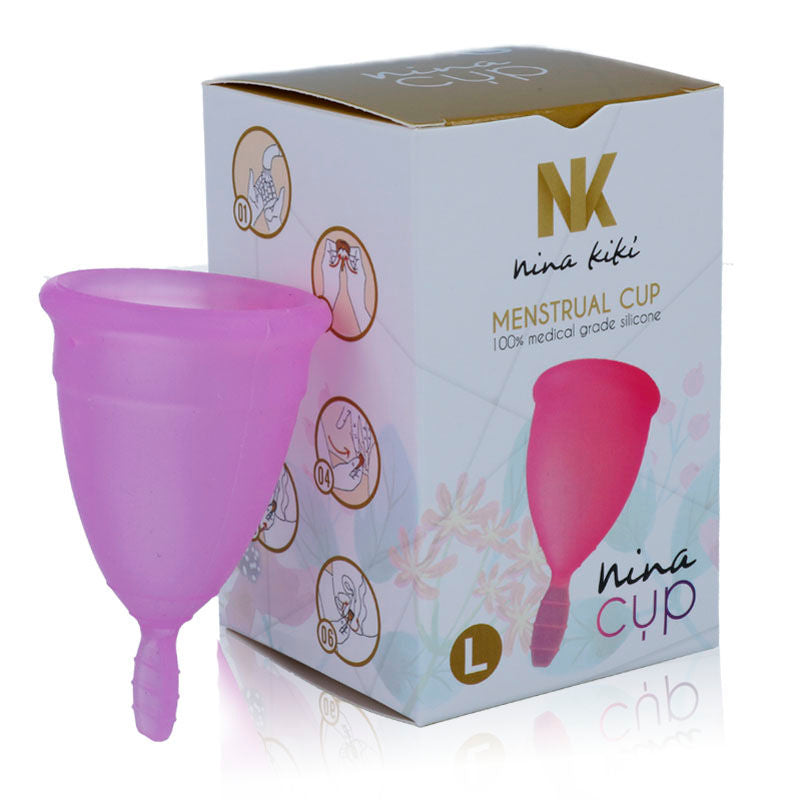 NINA KIKÍ - COUPE MENSTRUELLE VIOLET - TAILLE L - 7eme ciel