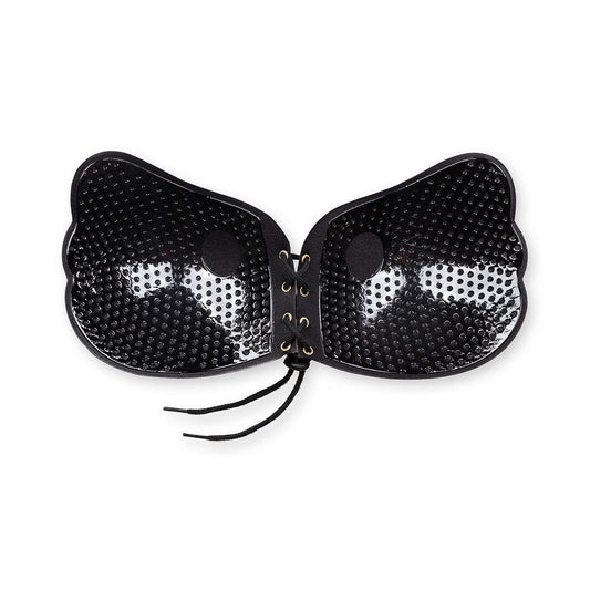 BYE-BRA - LACE-IT RENFORCEMENT PUSH-UP NOIR BONNET A - 7eme ciel