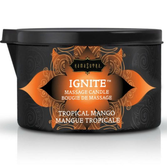 KAMASUTRA - BOUGIE DE MASSAGE MANCHE TROPICAL 170 GR - 7eme ciel