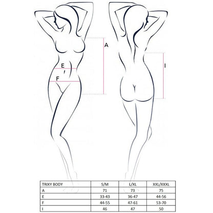 PASSION - FEMME TRIXY TEDDY NOIR TAILLE S/M - 7eme ciel