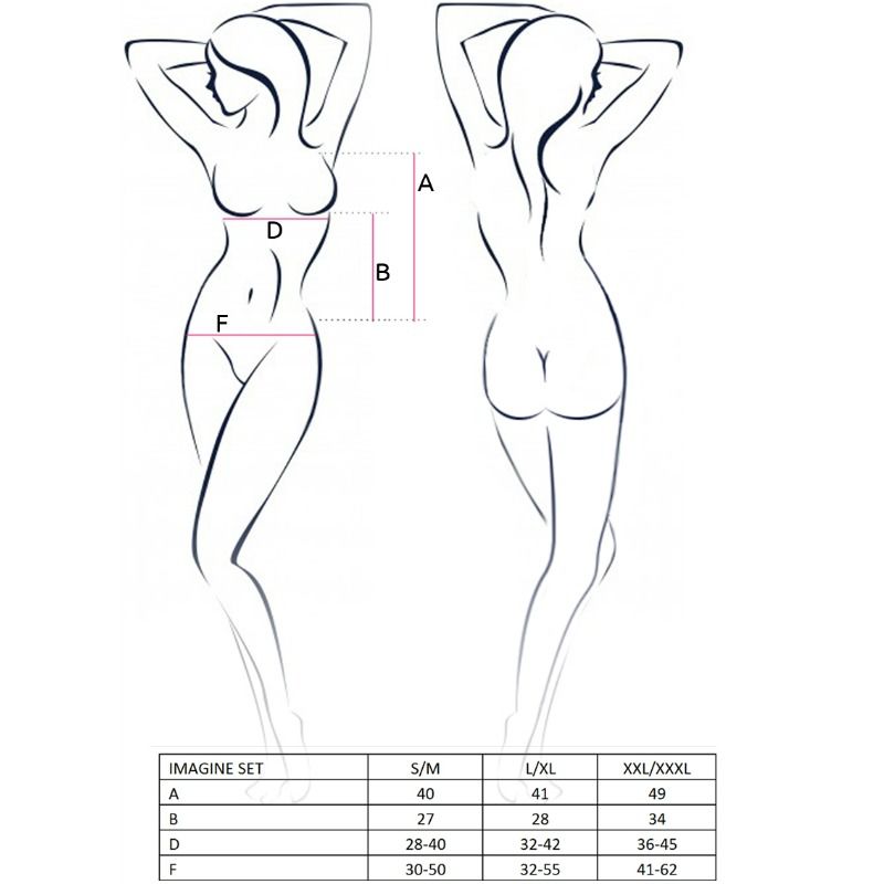 PASSION - ENSEMBLE FEMME IMAGINE TAILLE S/M - 7eme ciel