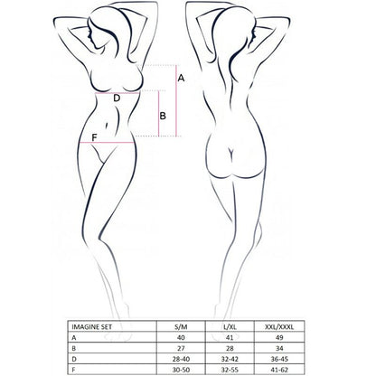 PASSION - ENSEMBLE FEMME IMAGINE TAILLE S/M - 7eme ciel