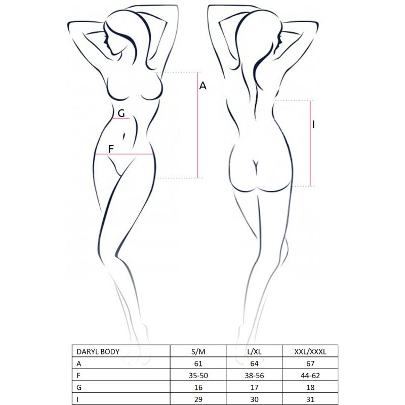 PASSION - FEMME DARYL TEDDY NOIR TAILLE S/M - 7eme ciel